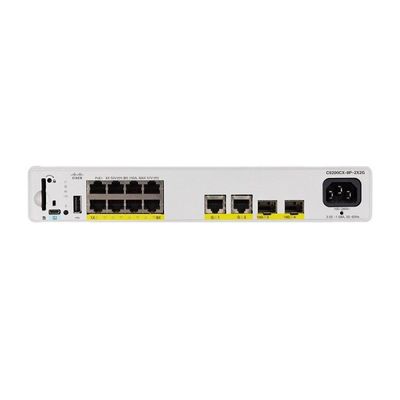 Compact Modular Cisco Switch With 8x PoE+ & 2.5G Uplinks C9200CX-8P-2X2G-E