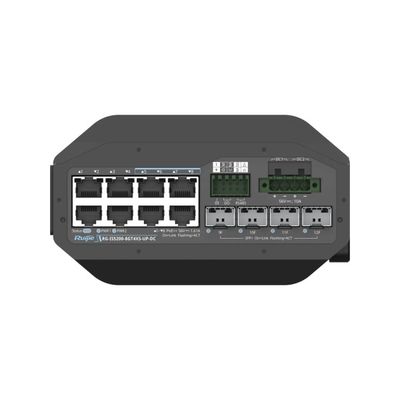 Industrial Rugged Ruijie Switch With 8x PoE++ Ports 4x 10G SFP+ High Reliability