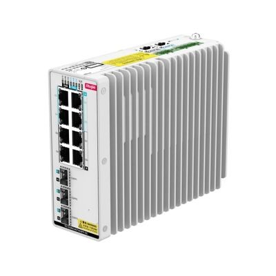 Industrial Grade Ruijie Switch With 8xPoE+ 3xSFP Ports Reliable DC Power Layer 2 Management