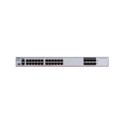 High-Performance 24-Port Ruijie Switch With 10G Uplink Layer 3 Routing RG-S5750C-24GT8XS-X