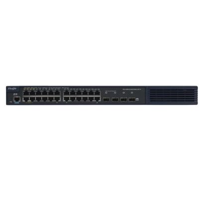 24-Port Gigabit Ruijie Switch With 10G SFP+ & PoE+ Support Layer 2 Managed Web/CLI Control