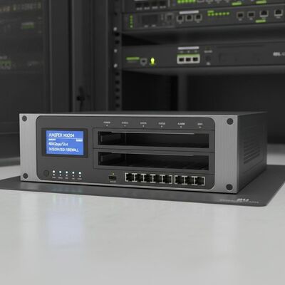 Juniper MX204 Modular Router with 400Gbps per Slot Performance in Compact 2RU Form Factor and Integrated Firewall